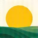 Sun rising over mountains, symbolizing energy and vitality.